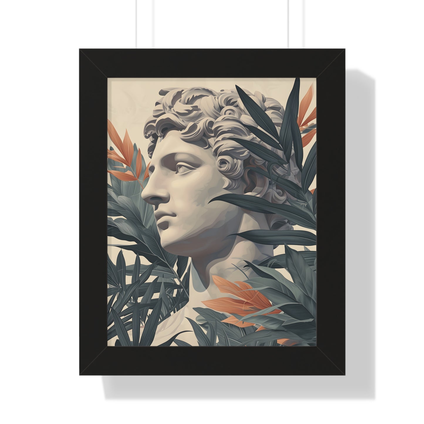 Tropical Eclectic Framed Vertical Poster