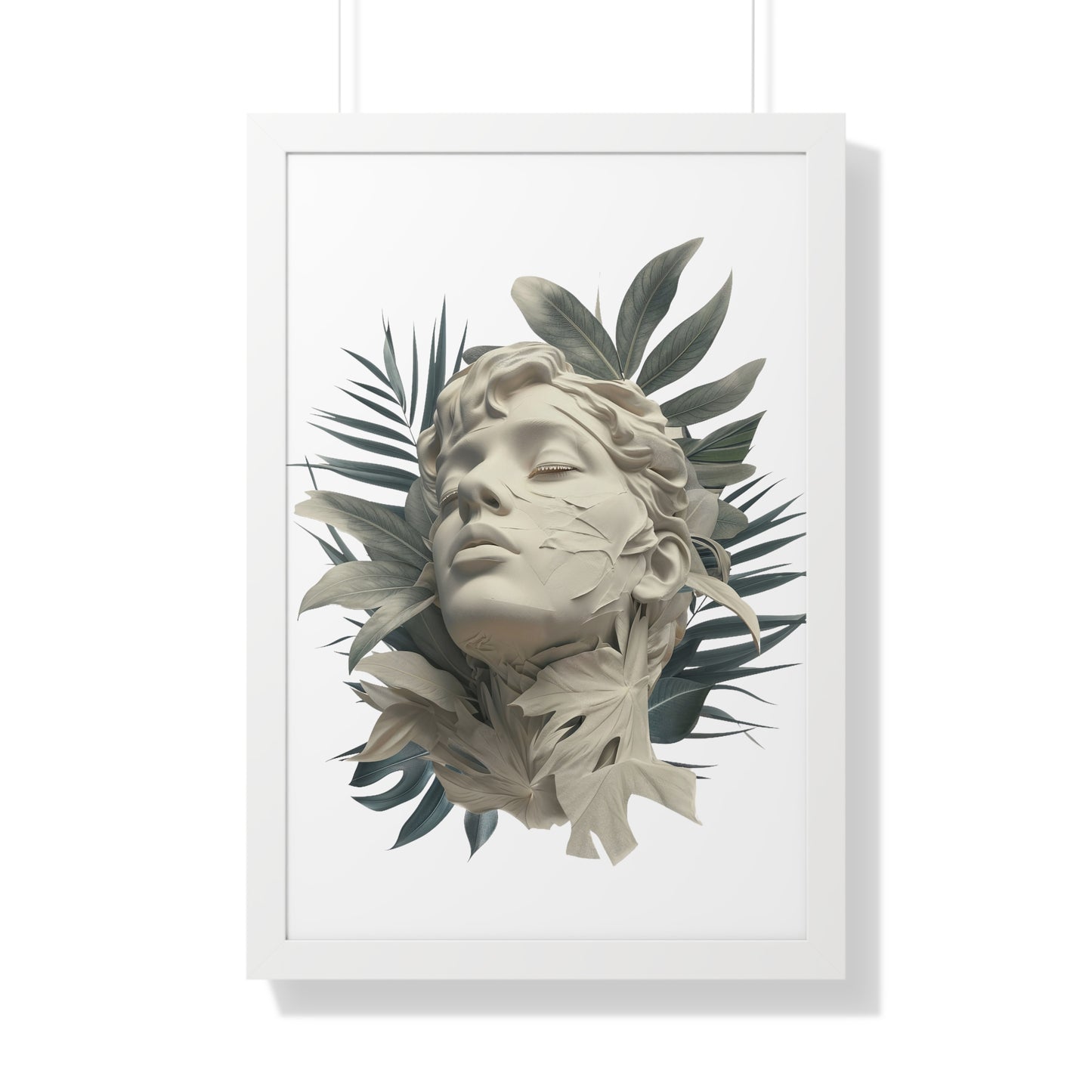 Tropical Eclectic Framed Vertical Poster