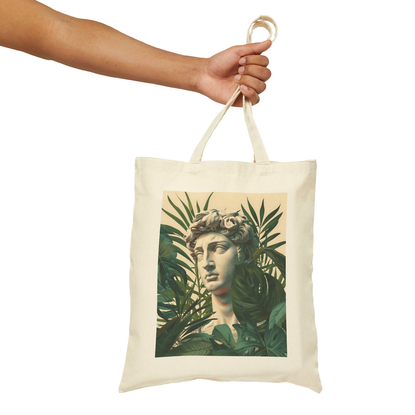 Tropical Eclectic Cotton Canvas Tote Bag