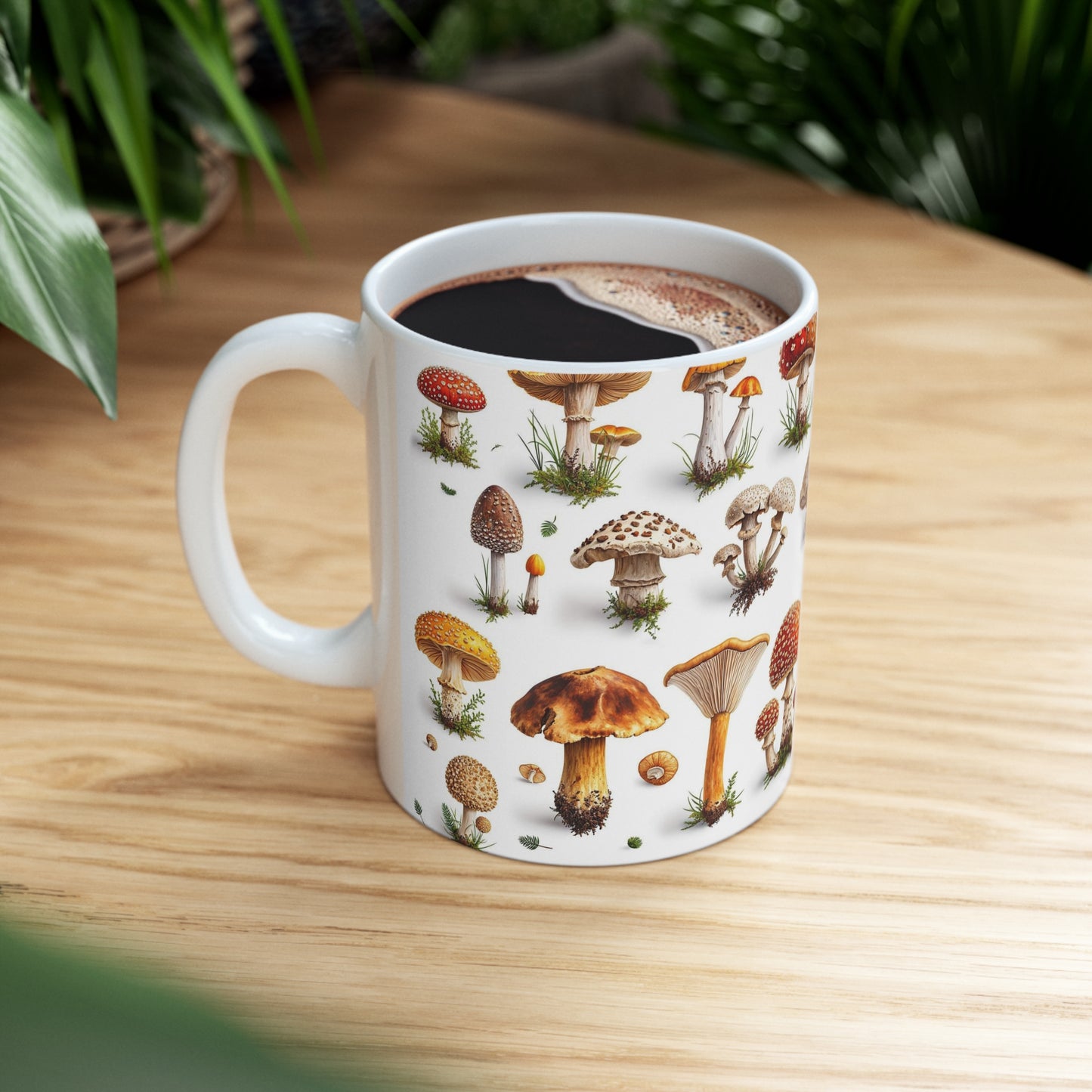 Mushroom Ceramic Mug 11oz