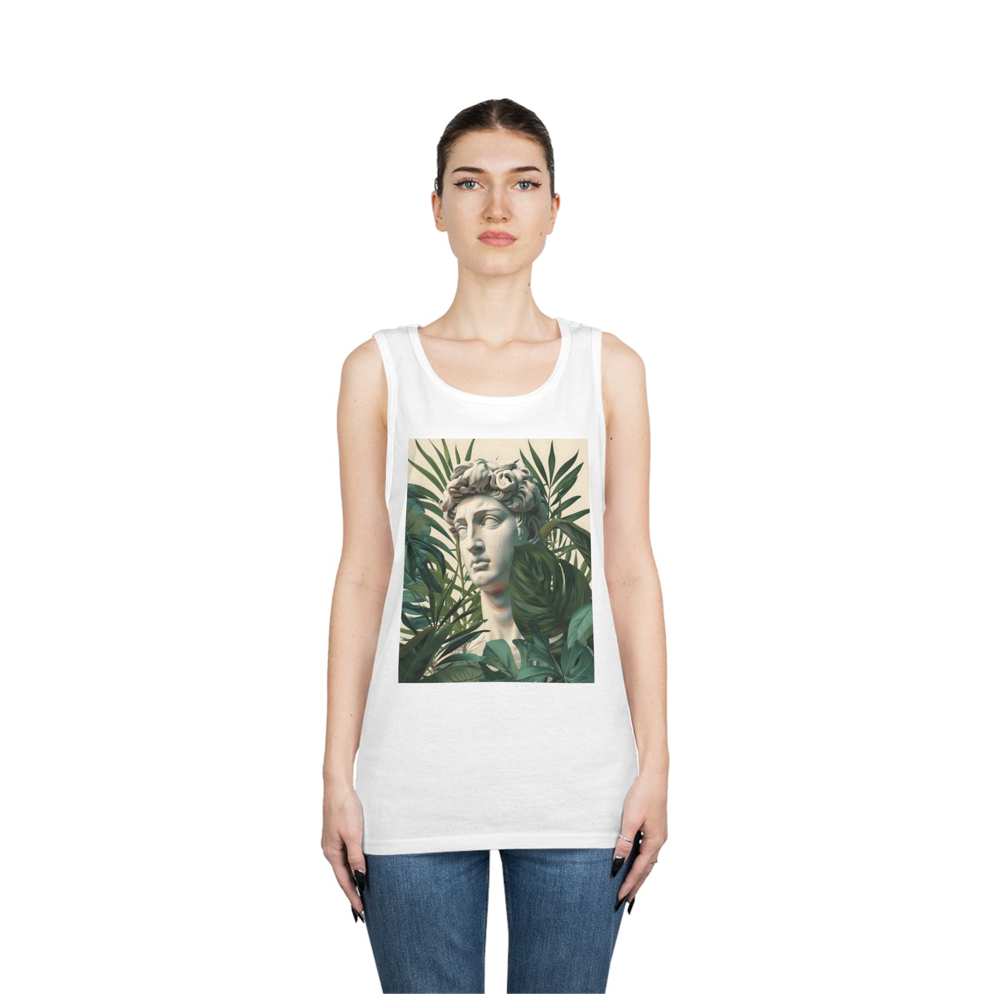 Tropical Eclectic Unisex Heavy Cotton Tank Top