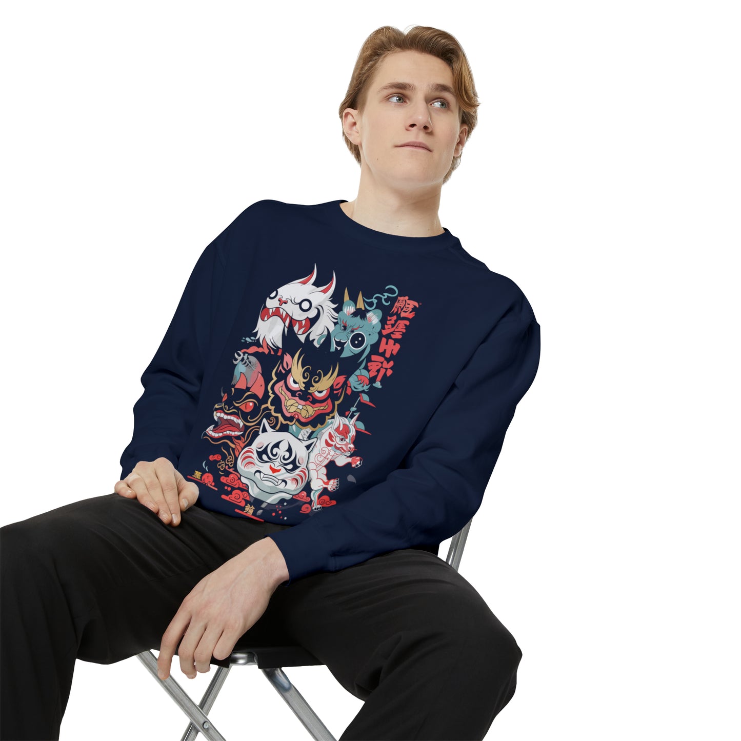 Haku Cat Dyed Sweatshirt