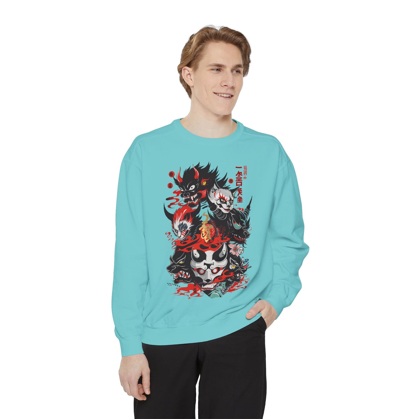 Haku Cat Dyed Sweatshirt