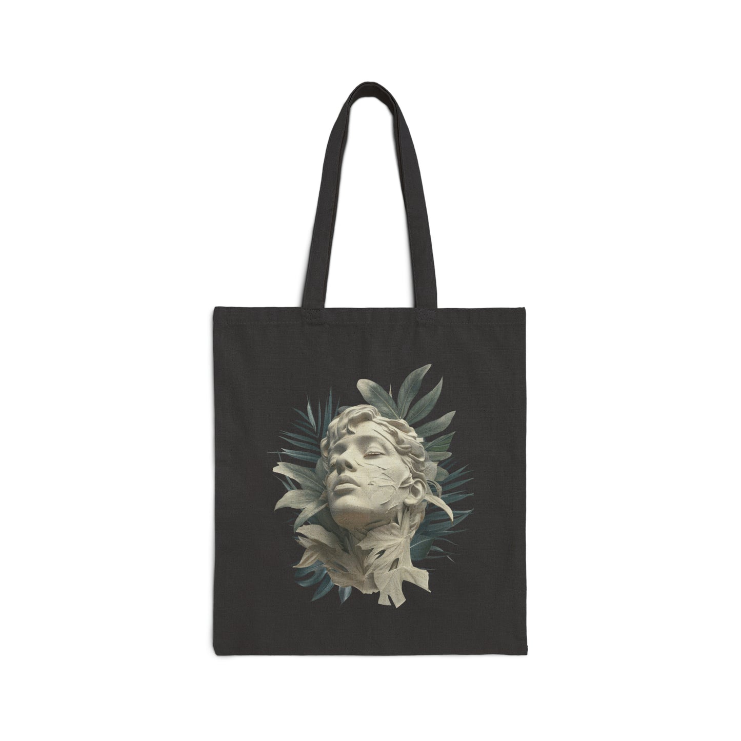 Tropical Eclectic Cotton Canvas Tote Bag