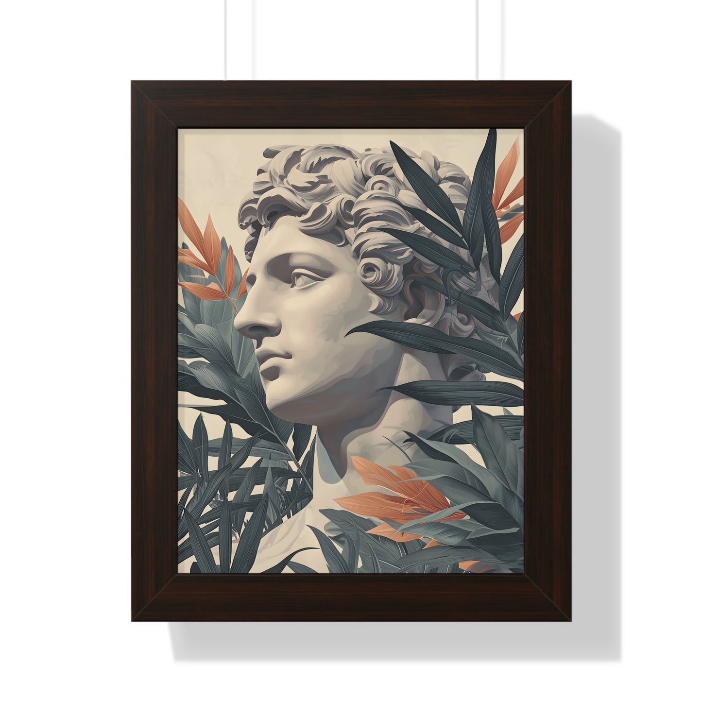 Tropical Eclectic Framed Vertical Poster