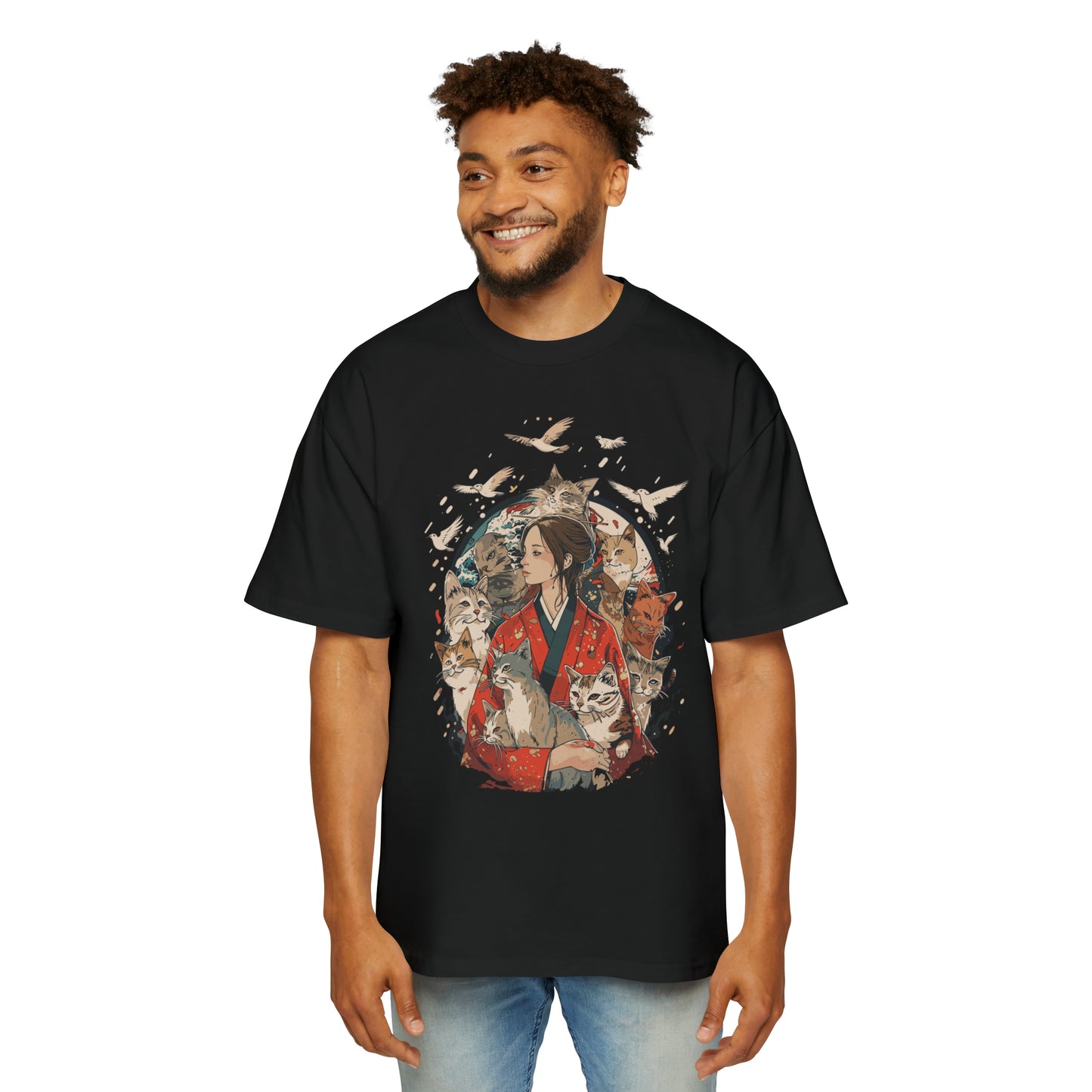 Haku Cats Heavy Oversized Tee