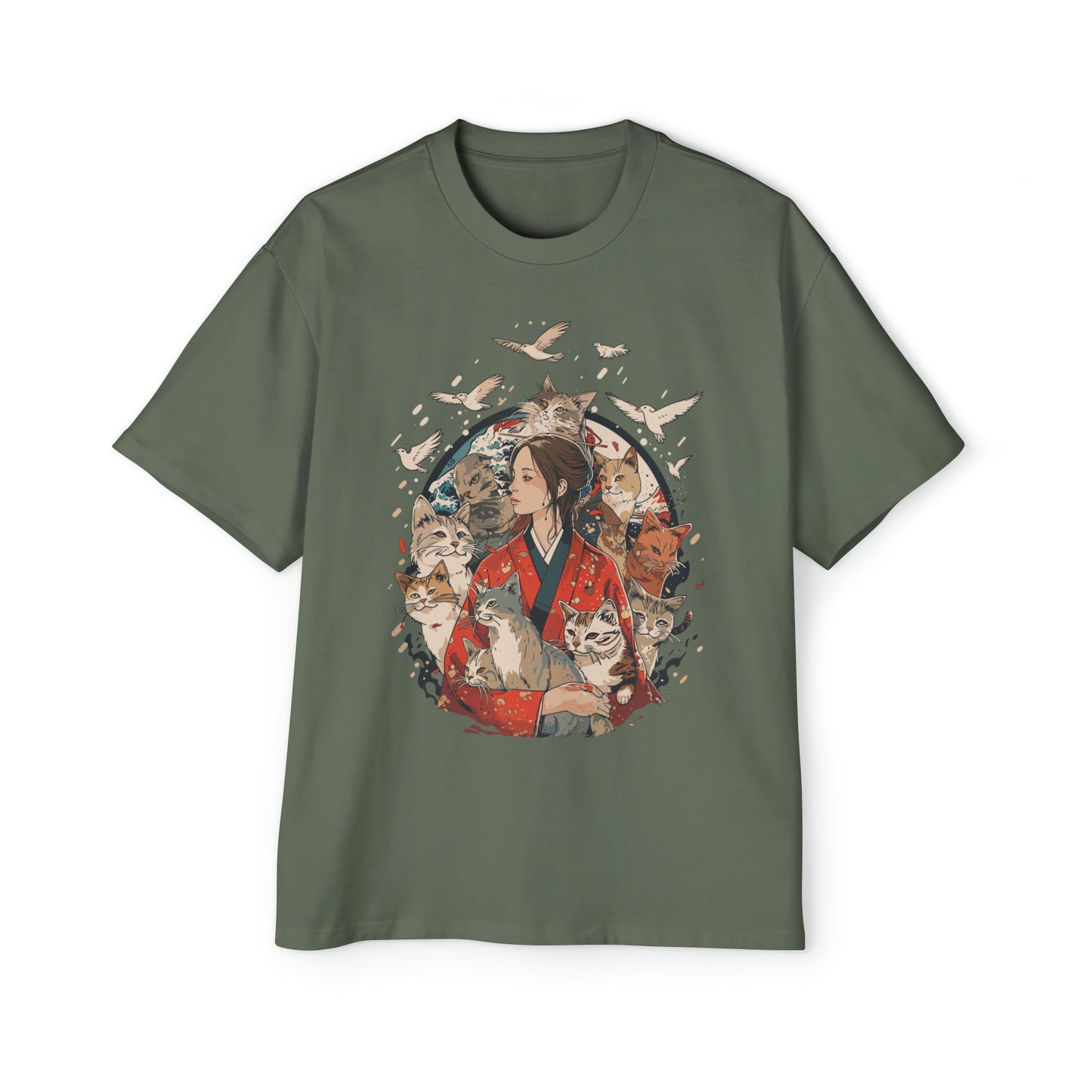 Haku Cats Heavy Oversized Tee