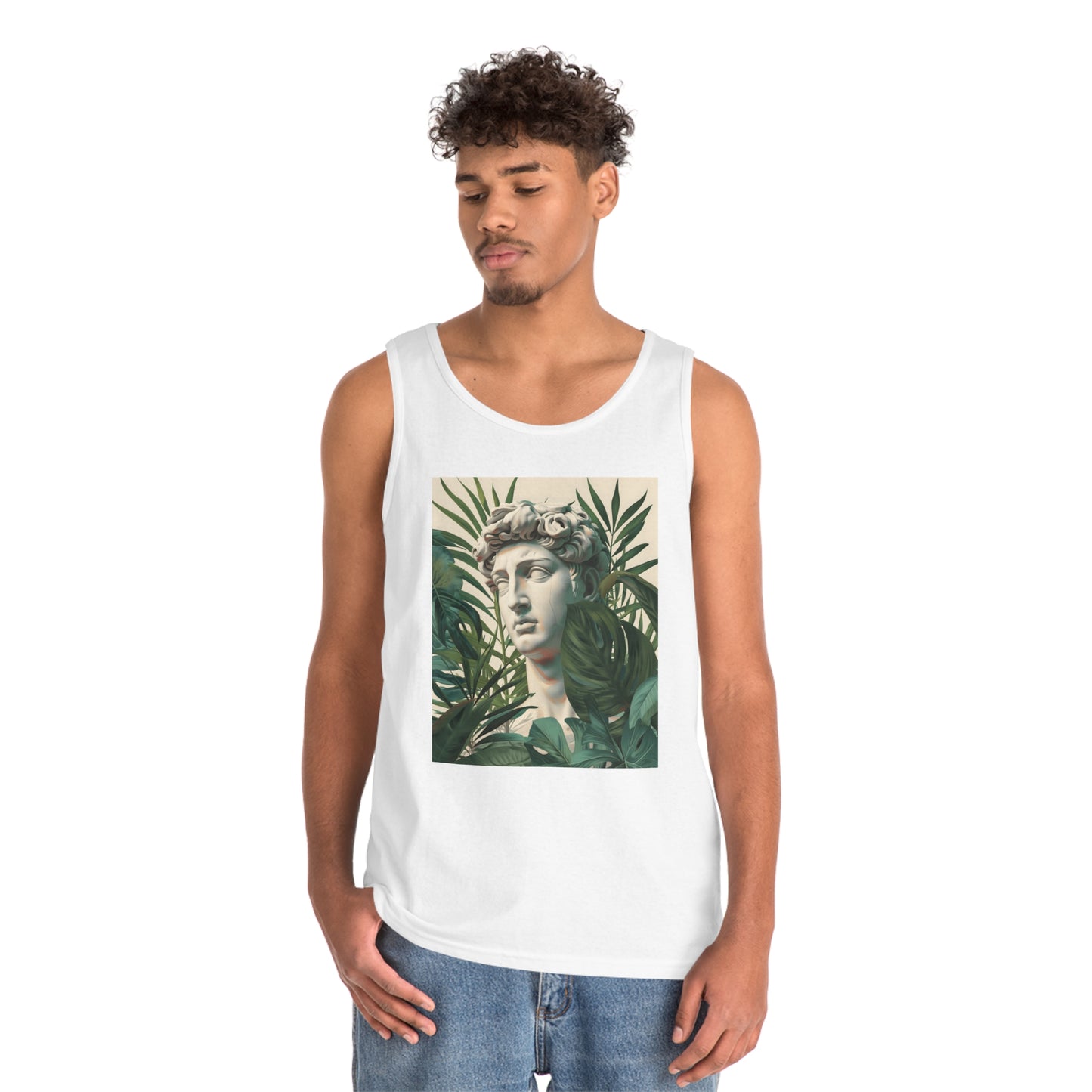 Tropical Eclectic Unisex Heavy Cotton Tank Top