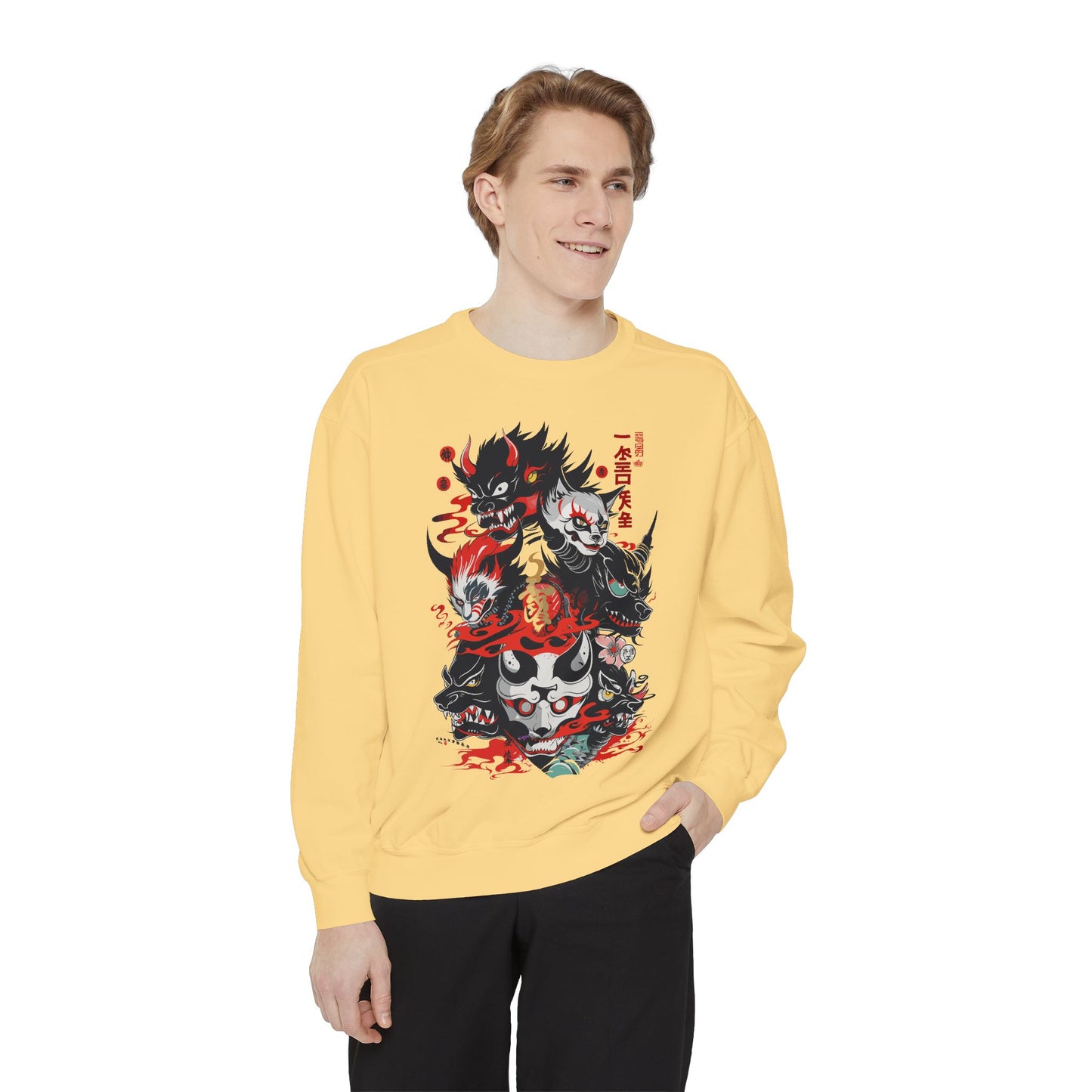 Haku Cat Dyed Sweatshirt