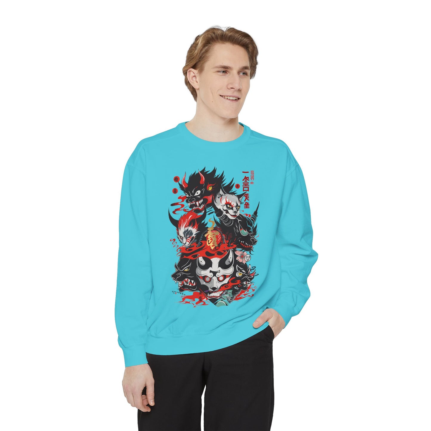 Haku Cat Dyed Sweatshirt