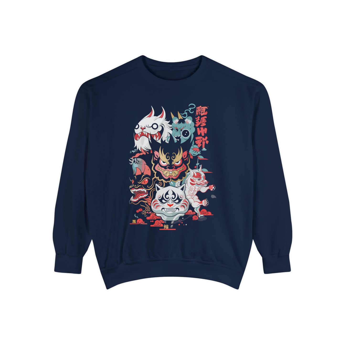 Haku Cat Dyed Sweatshirt