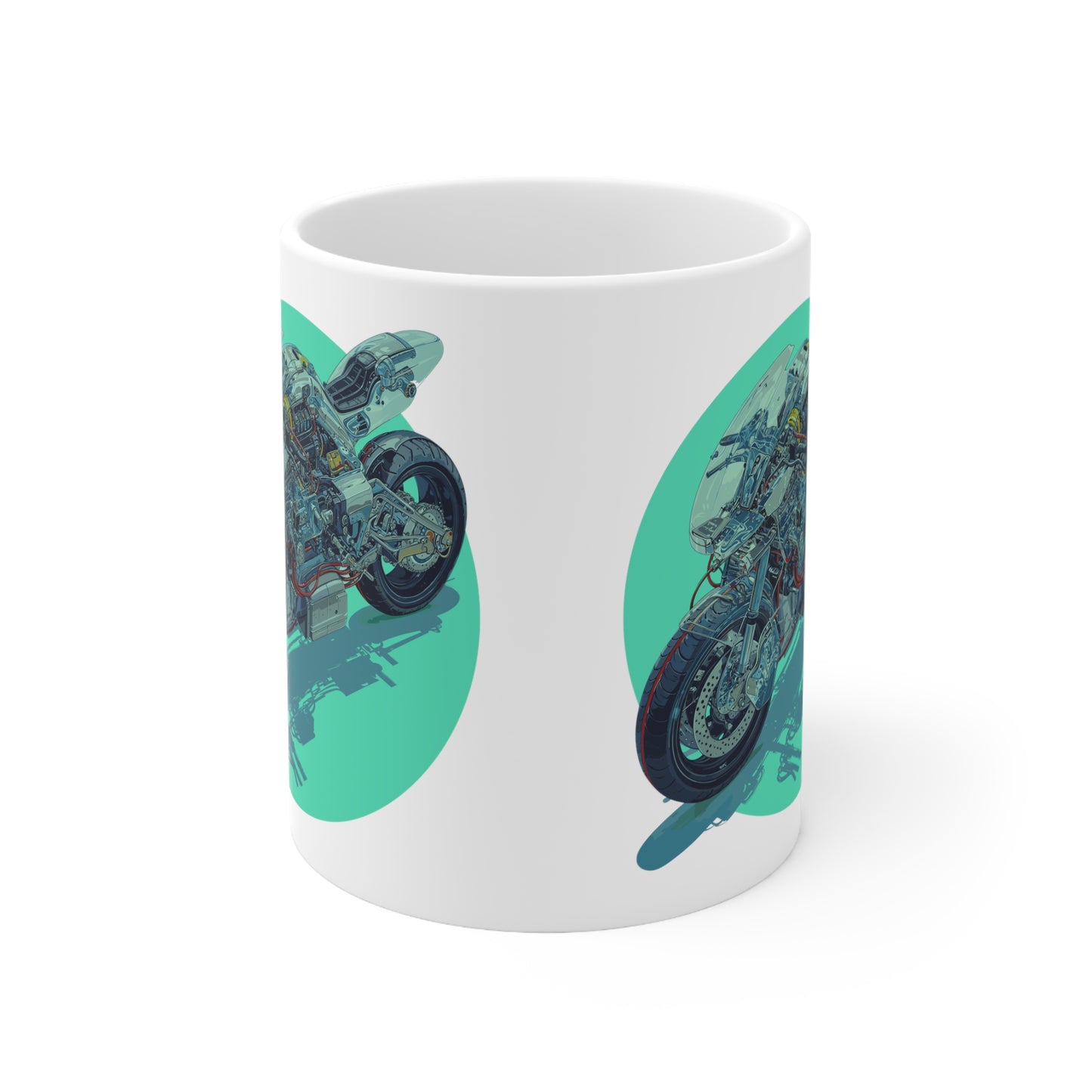 Future Motorcycle Ceramic Mug 11oz