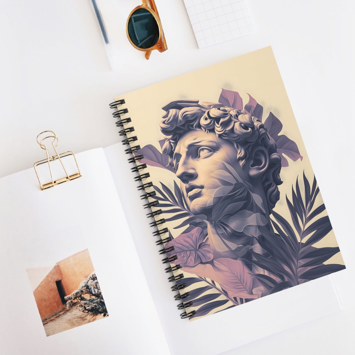 Tropical Eclectic Spiral Notebook - Ruled Line